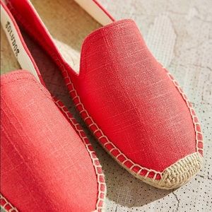 BLOOD ORANGE SLIP ON ESPADRILLES